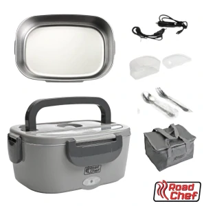 Ohřívač jídla do auta RoadChef 12/24V/230V, 80W, 1500ml (jedna komora)