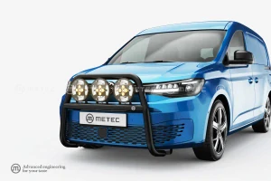 Přední ochranný rám ,,Nordicbar", 3 fixní upínadla světetel, pro VOLKSWAGEN CADDY 20-, lakovaný