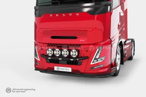 Přední ochranný rám ,,CITY AERO", 3 bílé LED, pro VOLVO FH AERO 24-, lakovaný