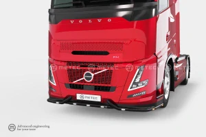 Rám pod nárazník ,,K-LINER", 5 bílých a 4 oranžové LED, pro VOLVO FH AERO 24-, s přídavným spoilerem, lakovaný