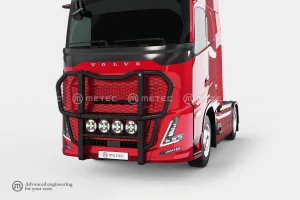 Rám BullBar Metec ,,Outlander", VOLVO FH AERO 24-, bez přídavného spoileru, lakovaný