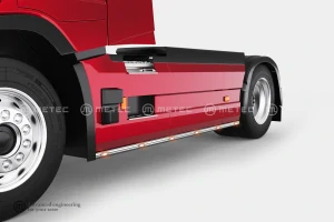 Boční rámy ,,S-LINER", 5 oranžových LED, VOLVO FH AERO 24-, rozvor 3200mm