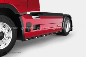 Boční rámy ,,S-LINER", 6 oranžových LED, VOLVO FH AERO 24-, rozvor 3800mm, lakovaný