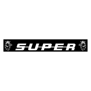Zástěrka Scania SUPER 2400x350 Černá