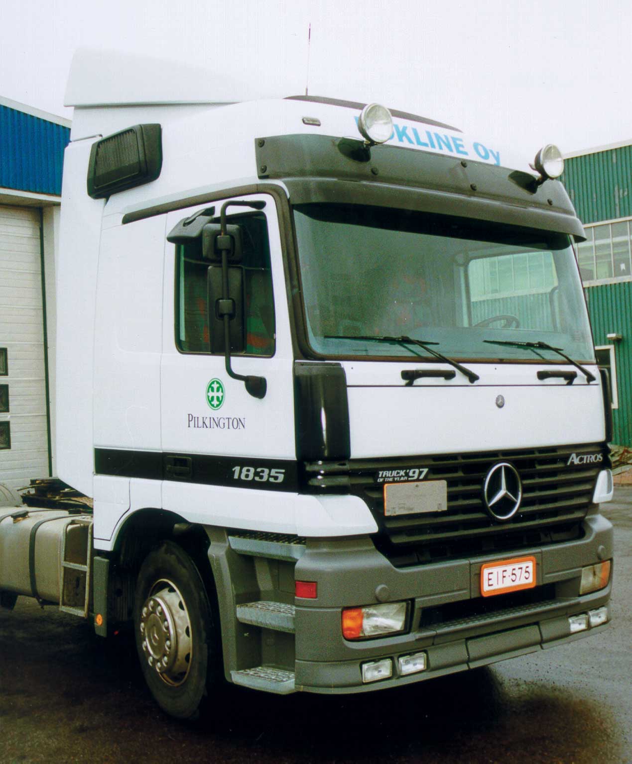 Sluneční clona Actros MP1 High roof / Mega Space 01/1998- art. 5121AB/komplet