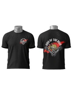 Pánské trucker tričko King Of the Road- Černé XXL