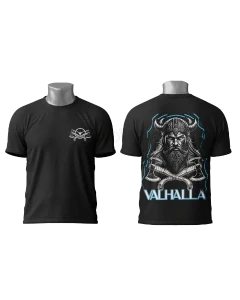 Pánské trucker tričko Valhalla- Černé 2XL