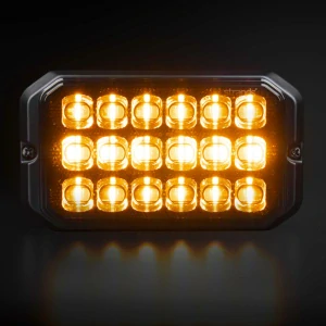 Výstražné světlo Strands Dark Knight, 18 LED, 10-32V, 26W, ECE R10, R65- oranžová/bílá