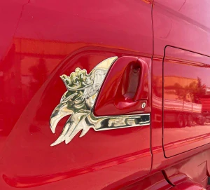 Nerezové lemy klik ,,griffin" pro Scania 1997-2017