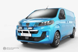 Přední ochranný rám, 3 fixní upínadla světel, CITROEN JUMPY 24-, TOYOTA PROACE 24-, PEUGEOT EXPERT 24-