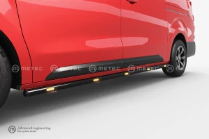 Boční rámy ,,BRACE-it", 5 oranžových LED, pro CITROEN JUMPY 24-, PEUGEOT EXPERT 24-, lakovaný