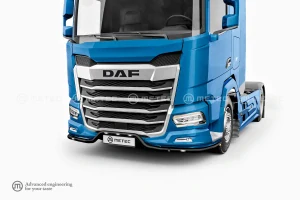 Rám pod nárazník nad SPZ, 7 LED | DAF XG, XG+ a XF 2021-, lakovaný