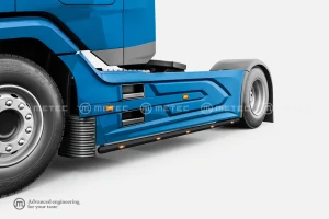 Boční rámy, 5 oranžových LED 4000 mm | XG XG+ 2021-. lakovaný
