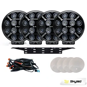 Skyled Jupiter 9x – Kompletní sada LED světel s držákem, kabeláží a kryty