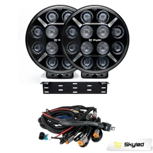 Skyled Jupiter 9x – Kompletní sada 2 LED světel s držákem a kabeláží 