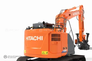 Zadní nerezový rám, 7 LED, 6 upínadel světel, pro HITACHI 135US-7 21-, lakovaný