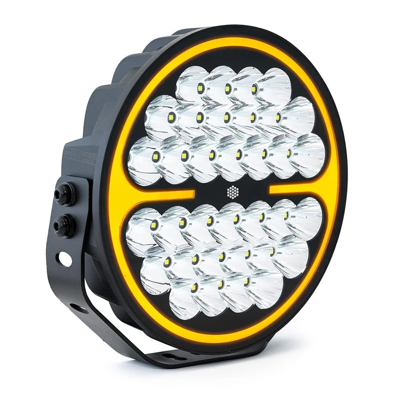 LED reflektor Tralert Nova 239mm, 9-36V, 150w, 13600lm, Strobo- Černé