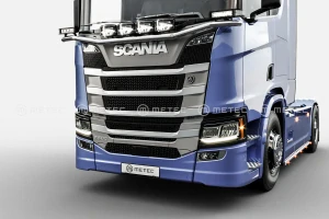 Přední rám pro pluh, kabeláž pro 4 světla, 6 fixních upínadel, pro Scania S,R,P,G - serie 16-