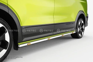Boční nerezový rám, 5 oranžových LED, pro Volkswagen T7 24-