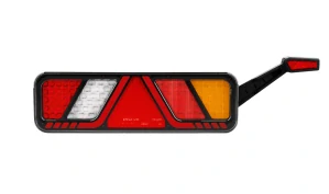 LED zadní skupinová svítilna s tykadlem 24V, 6 funkcí, 7pin konektor- pravé