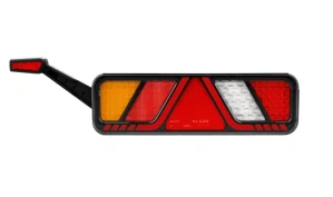 LED zadní skupinová svítilna s tykadlem 24V, 6 funkcí, 7pin konektor- levé