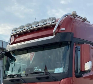 Střešní rampa typ H, Bez LED, Mercedes Actros MP4 a MP5 Giga Space