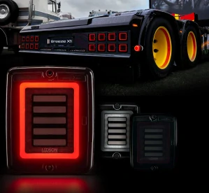 Zadní koncové světlo Breeze X1 - směrovka, koncové světlo, brzdové světlo světlo