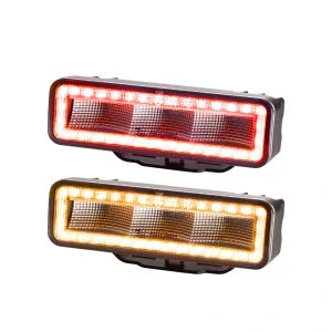 Pracovní světlo Skyled Lupus Flash 54F, 54W, 12–48V, poziční + stroboskop, R10/R65, 3100 lm