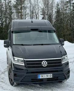 Sluneční clona VW Crafter 2017 / MAN TGE 2017 s výřezem na kameru, art. 3127AB/komplet