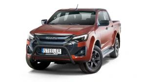 Ochranný rám "A" s příčkou ČERNÝ - Isuzu D-Max (2024 -)