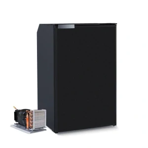 Vestavná lednice Vitrifrigo 95 l – kompresorová, 12/24V, černá – s externím kompresorem