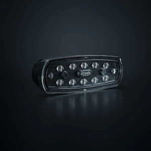 Couvací světlo Strands Nuuk E-Line Black R, 12-36V, 13W, 1960lm