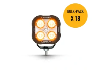 LED pracovní světlo LAZER UTILITY-50, s funkcí červeného pozičního světla a majáku (strobo), 5000lm, 10-32V, ECE R10 | BULK-PACK 18ks