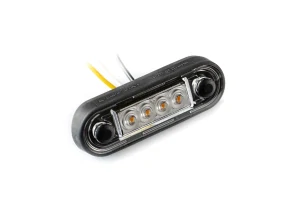 LED poziční světlo, 12-30V, dual color- Bílá a oranžová