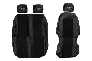 Potahy sedadel (1+2) - Elegance Q, MERCEDES SPRINTER II (01.2006-12.2017) & VOLKSWAGEN CRAFTER I (01.2006-12.2016) - Dvojité sedadlo spolujezdce 1+2