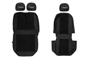 Potahy sedadel (1+2) - Elegance Q, RENAULT TRAFIC II (01.2001-02.2014) & OPEL VIVARO I (01.2001-02.2014) & NISSAN PRIMASTAR (01.2001-02.2014) - Dvojité sedadlo spolujezdce 1+2