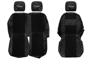 Potahy sedadel (1+2) - Elegance Q, IVECO DAILY VI (01.2015-12.2023) - Dvojité sedadlo spolujezdce 1+2