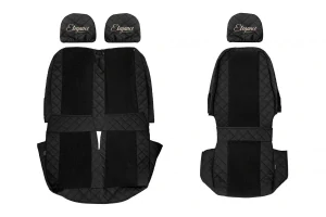Potahy sedadel (1+2) - Elegance Q, VOLKSWAGEN CRAFTER I (01.2006-12.2016) - Dvojité sedadlo spolujezdce 1+2
