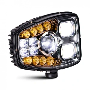 Kombinované LED světlo 12/24V, R148 R149, pluh, bagr, traktor - Pravé