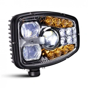 Kombinované LED světlo 12/24V, R148 R149, pluh, bagr, traktor - Levé