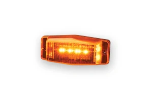 Double Burner SKYLED 24V oranžové světlo, oranžové sklo 8 LED