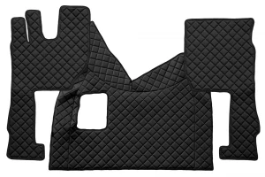 Celoplošné podlahové rohože - prošívané ECO-Leather, VOLVO FH 4 (2013-) - manuální převodovka
