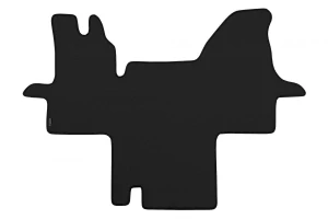 Celoplošné koberečky - hladké ECO-Leather, RENAULT MASTER III (01.2019-12.2023) & OPEL MOVANO B (01.2019-12.2023) & NISSAN NV400 (01.2019-12.2023) - verze bez sedadla spolujezdce