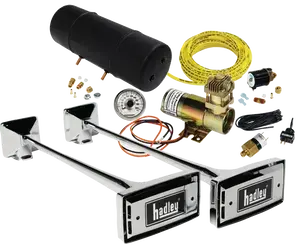 Sada houkaček- Fanfáry Hadley 66 a 74 cm | kompresor a elektroventil 12V