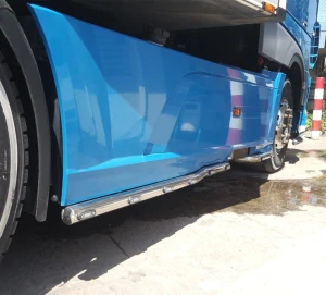 Boční nerezové rámy 10 LED, Daf XF106 Facelift