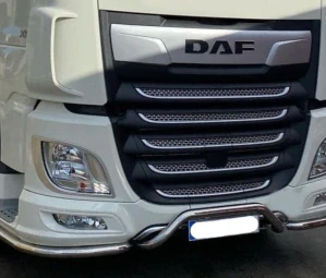 Nerezová rampa pod nárazník Daf XF 106, třídílná