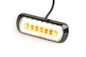 Výstražné světlo s bílým pozičním světlem Skyled (132x51mm), 12-24V, R10, R65, SAE