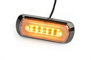 Výstražné světlo s oranžovým pozičním světlem Skyled (132x51mm), 12-24V, R10, R65, SAE