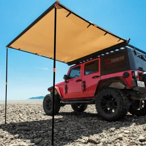 Střešní markýza EinParts EPTENT02 250 × 250 cm – boční markýza na SUV, off-road a dodávky