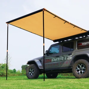 Střešní markýza EinParts EPTENT01 200 × 300 cm – boční markýza na SUV, off-road a dodávky